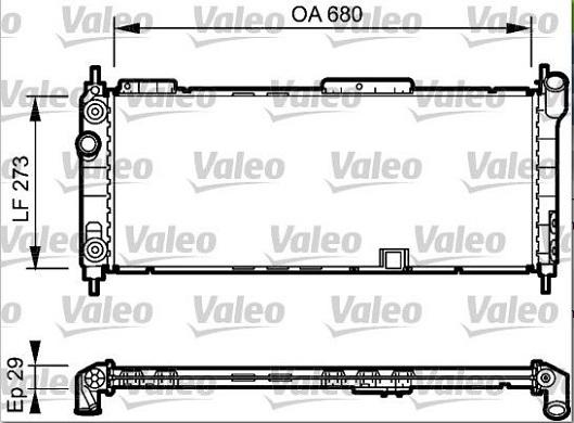 Valeo 234271 - Radiators, Motora dzesēšanas sistēma autodraugiem.lv