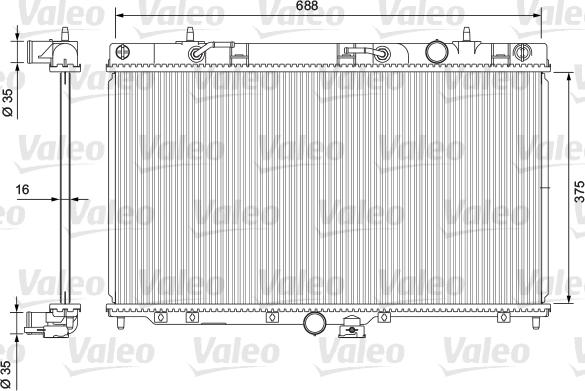 Valeo 235198 - Radiators, Motora dzesēšanas sistēma autodraugiem.lv