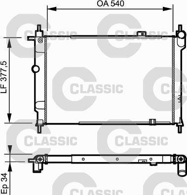 Valeo 230993 - Radiators, Motora dzesēšanas sistēma autodraugiem.lv