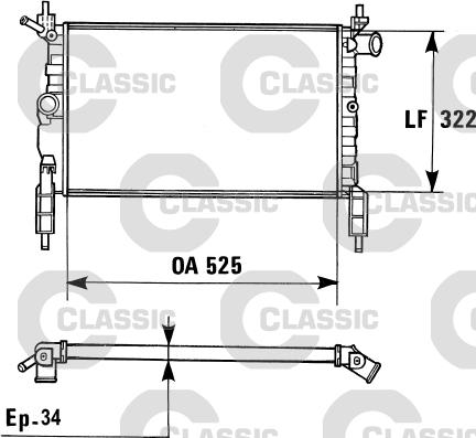 Valeo 230975 - Radiators, Motora dzesēšanas sistēma autodraugiem.lv