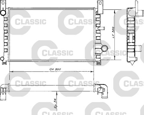 Valeo 230484 - Radiators, Motora dzesēšanas sistēma autodraugiem.lv