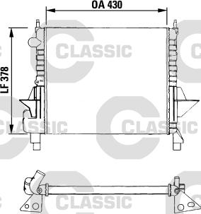 Valeo 230633 - Radiators, Motora dzesēšanas sistēma autodraugiem.lv