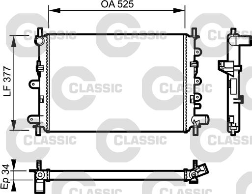 Valeo 230856 - Radiators, Motora dzesēšanas sistēma autodraugiem.lv