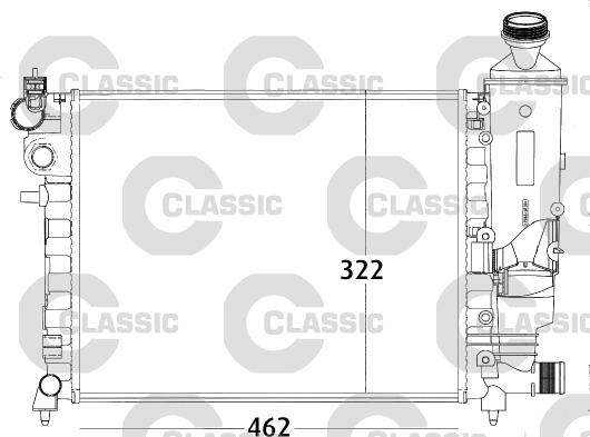 Valeo 231498 - Radiators, Motora dzesēšanas sistēma autodraugiem.lv
