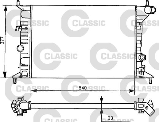 Valeo 231525 - Radiators, Motora dzesēšanas sistēma autodraugiem.lv