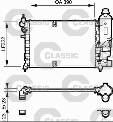 Valeo 231528 - Radiators, Motora dzesēšanas sistēma autodraugiem.lv