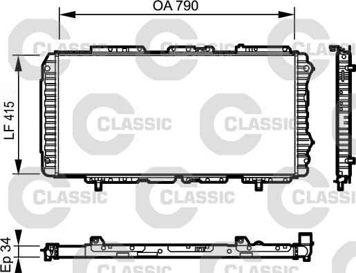 Valeo 231611 - Radiators, Motora dzesēšanas sistēma autodraugiem.lv