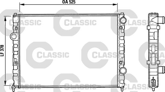 Valeo 231005 - Radiators, Motora dzesēšanas sistēma autodraugiem.lv