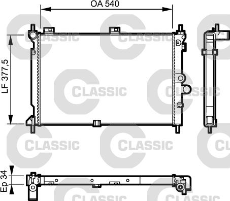 Valeo 231022 - Radiators, Motora dzesēšanas sistēma autodraugiem.lv