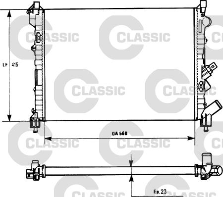 Valeo 231128 - Radiators, Motora dzesēšanas sistēma autodraugiem.lv