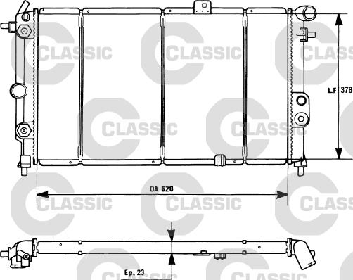 Valeo 231175 - Radiators, Motora dzesēšanas sistēma autodraugiem.lv