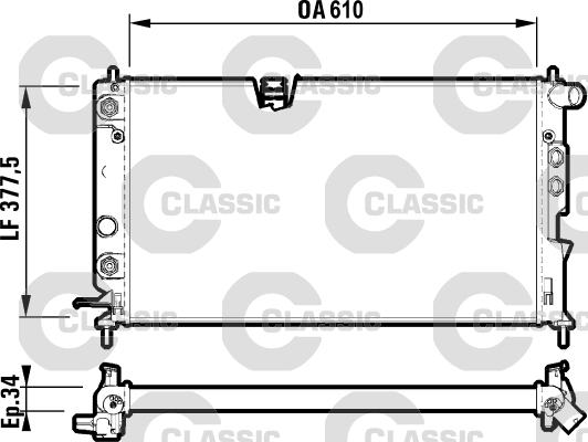 Valeo 231847 - Radiators, Motora dzesēšanas sistēma autodraugiem.lv