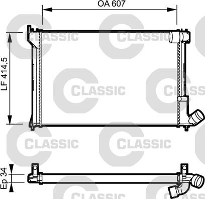 Valeo 231297 - Radiators, Motora dzesēšanas sistēma autodraugiem.lv