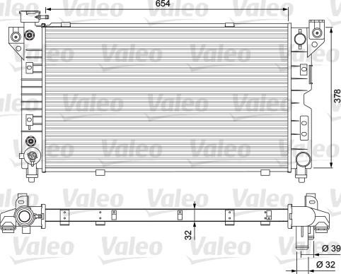 Valeo 231723 - Radiators, Motora dzesēšanas sistēma autodraugiem.lv