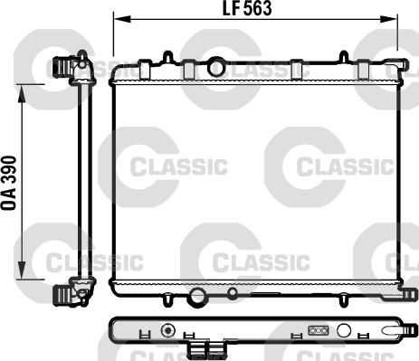 Valeo 232908 - Radiators, Motora dzesēšanas sistēma autodraugiem.lv