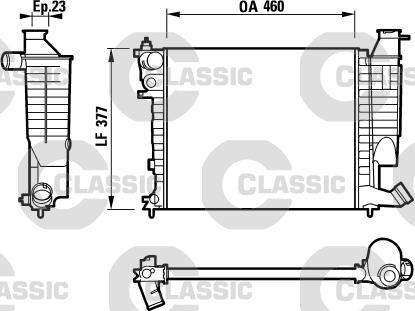 Valeo 232534 - Radiators, Motora dzesēšanas sistēma autodraugiem.lv