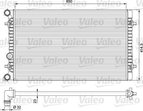 Valeo 232175 - Radiators, Motora dzesēšanas sistēma autodraugiem.lv