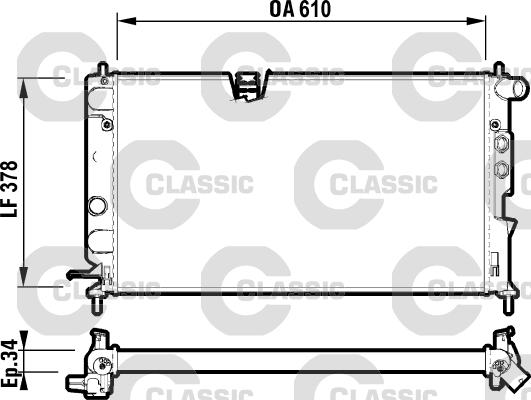 Valeo 232347 - Radiators, Motora dzesēšanas sistēma autodraugiem.lv