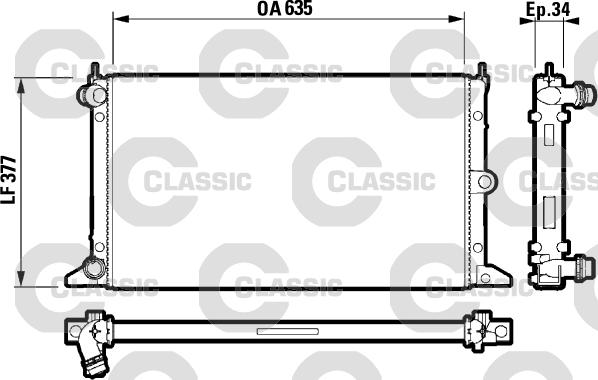 Valeo 232790 - Radiators, Motora dzesēšanas sistēma autodraugiem.lv