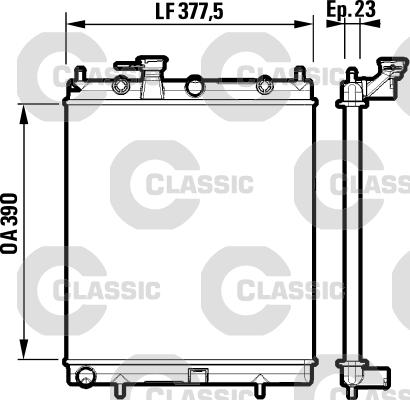 Valeo 232718 - Radiators, Motora dzesēšanas sistēma autodraugiem.lv