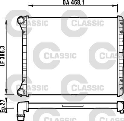 Valeo 232785 - Radiators, Motora dzesēšanas sistēma autodraugiem.lv