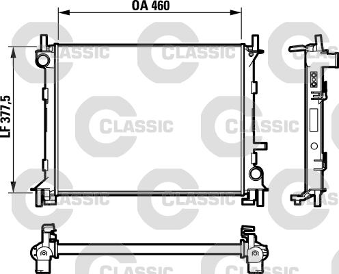 Valeo 232731 - Radiators, Motora dzesēšanas sistēma autodraugiem.lv