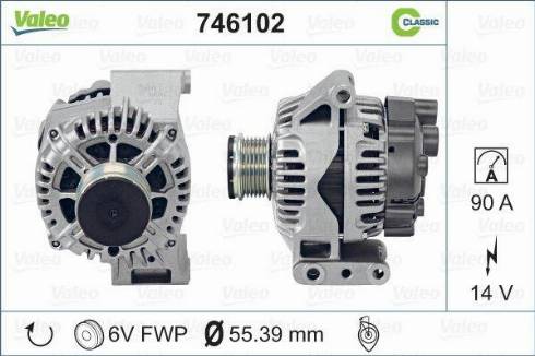 Valeo 746902 - Ģenerators autodraugiem.lv