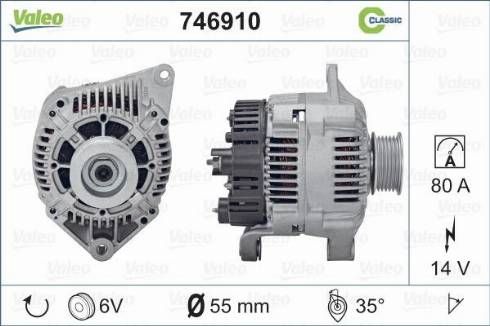 Valeo 746910 - Ģenerators autodraugiem.lv