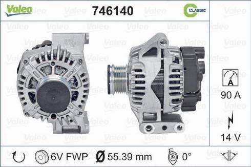 Valeo 746140 - Ģenerators autodraugiem.lv