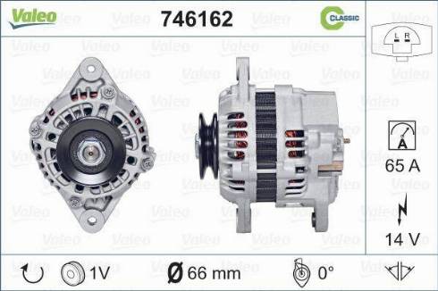 Valeo 746162 - Ģenerators autodraugiem.lv