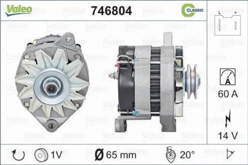 Valeo 746804 - Ģenerators autodraugiem.lv