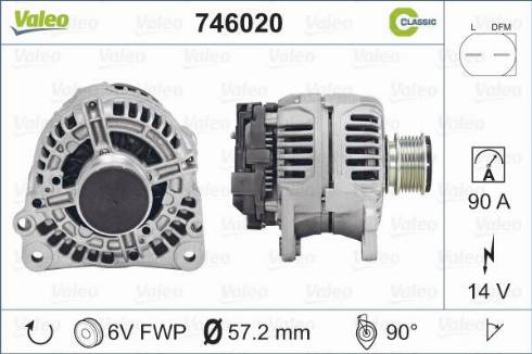 Valeo 746820 - Ģenerators autodraugiem.lv