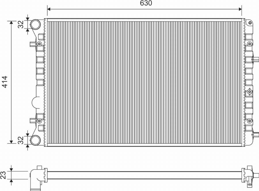 Valeo 701447 - Radiators, Motora dzesēšanas sistēma autodraugiem.lv