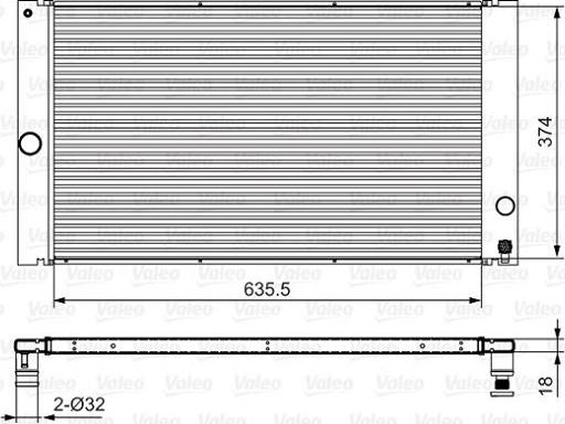 Valeo 701548 - Radiators, Motora dzesēšanas sistēma autodraugiem.lv