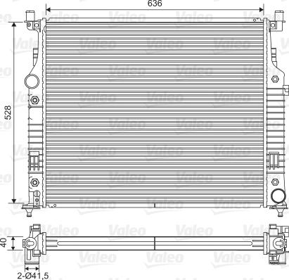 Valeo 701569 - Radiators, Motora dzesēšanas sistēma autodraugiem.lv