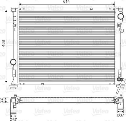 Valeo 701562 - Radiators, Motora dzesēšanas sistēma autodraugiem.lv