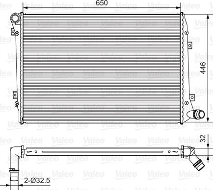 Valeo 701534 - Radiators, Motora dzesēšanas sistēma autodraugiem.lv