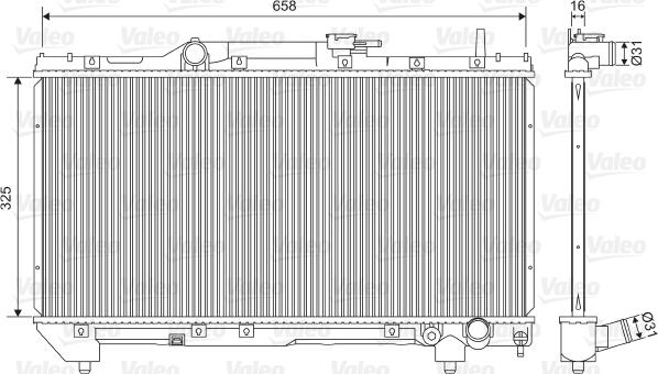 Valeo 701579 - Radiators, Motora dzesēšanas sistēma autodraugiem.lv