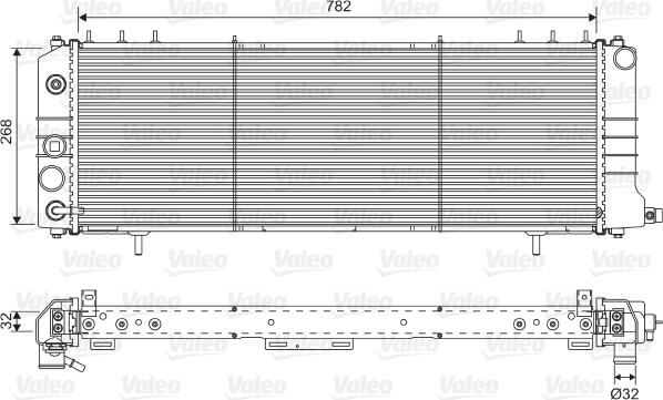 Valeo 701574 - Radiators, Motora dzesēšanas sistēma autodraugiem.lv