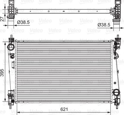 Valeo 701655 - Radiators, Motora dzesēšanas sistēma autodraugiem.lv