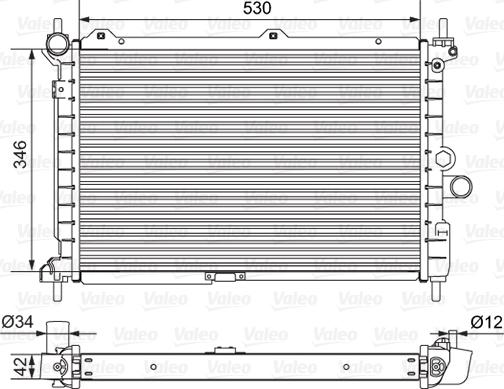 Valeo 701653 - Radiators, Motora dzesēšanas sistēma autodraugiem.lv