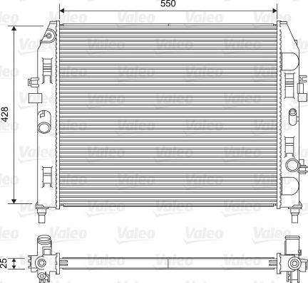 Valeo 701612 - Radiators, Motora dzesēšanas sistēma autodraugiem.lv