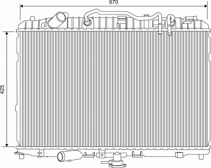 Valeo 701639 - Radiators, Motora dzesēšanas sistēma autodraugiem.lv