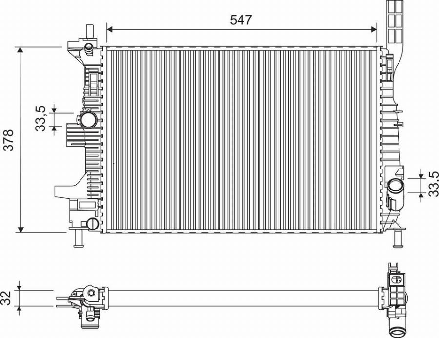 Valeo 701675 - Radiators, Motora dzesēšanas sistēma autodraugiem.lv