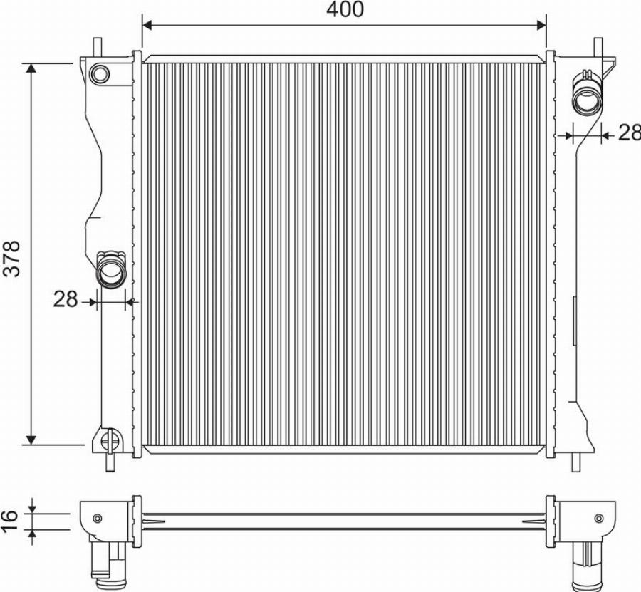 Valeo 701317 - Radiators, Motora dzesēšanas sistēma autodraugiem.lv