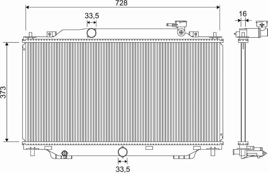 Valeo 701329 - Radiators, Motora dzesēšanas sistēma autodraugiem.lv