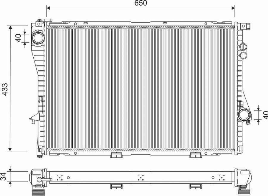 Valeo 701248 - Radiators, Motora dzesēšanas sistēma autodraugiem.lv