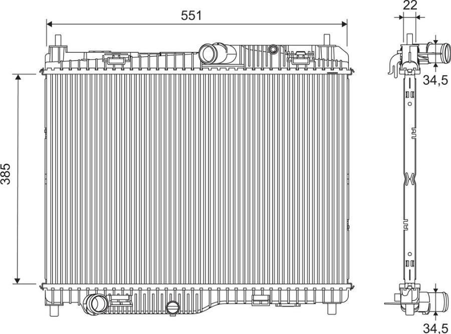 Valeo 701286 - Radiators, Motora dzesēšanas sistēma autodraugiem.lv