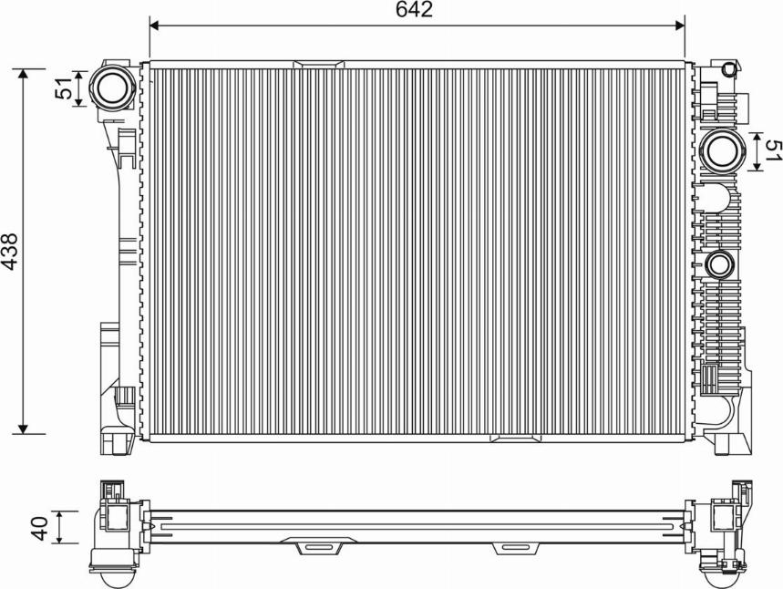 Valeo 701220 - Radiators, Motora dzesēšanas sistēma autodraugiem.lv