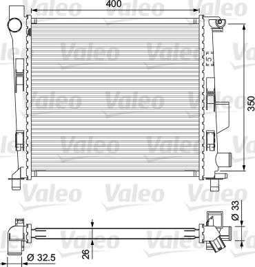 Valeo 701724 - Radiators, Motora dzesēšanas sistēma autodraugiem.lv